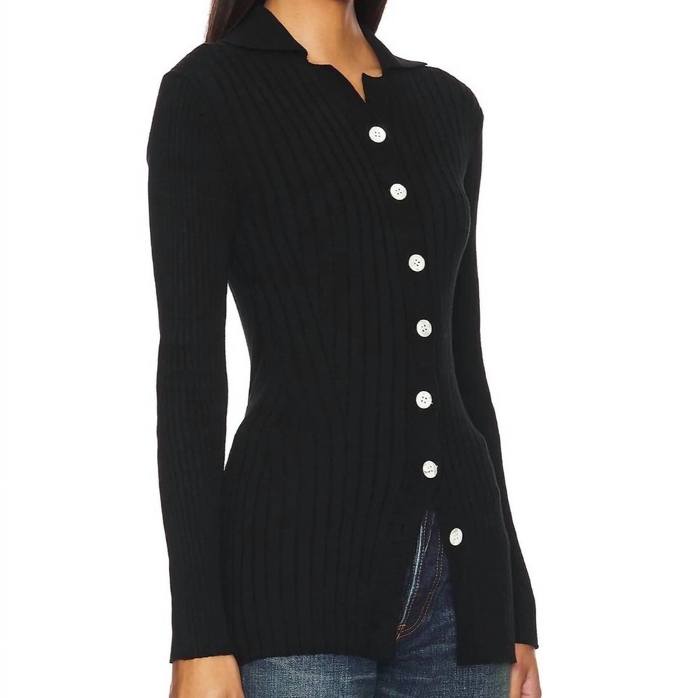 New | Moussy Vintage - Collar Cardigan Large - Picture 3 of 9
